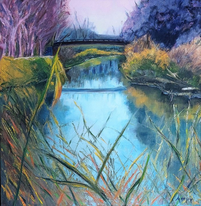 Pasarela en el canal